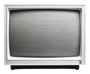 Canvas Print - PNG Television screen white background electronics.