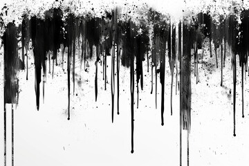 Wall Mural - Black on white background. Black and white dissolve grunge effect. Vector Illustration


