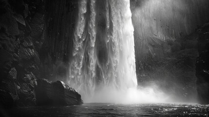 Wall Mural - The enchanting Bridalveil Fall in Yosemite National Park, California, USA, with its delicate, plunging cascade