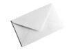 © Rattanathip - A close-up of a white envelope on a plain background. Ideal for communications, mailing, messages, and stationery-related themes.