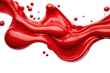 Sticker - PNG Solid red backgrounds splattered splashing.