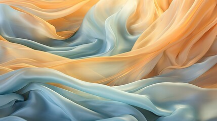 Abstract silk waves in delicate charm