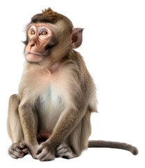 Sticker - PNG Wildlife monkey mammal animal.