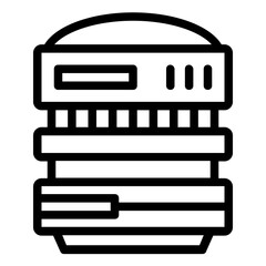 Poster - lens camera icon