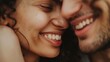 © starush - A close up of a man and woman smiling at each other, AI