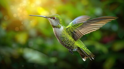 Canvas Print - hummingbird in flight