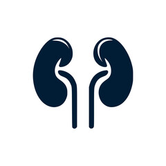 kidney healthcare medical logo vector illustration template design