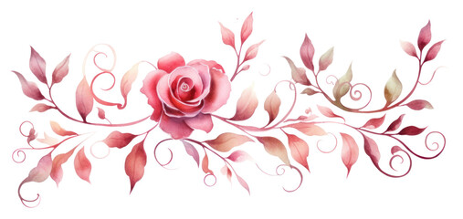 Poster - PNG Rose graphics pattern flower.