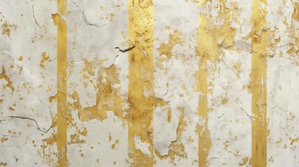 Grey and golden grunge decorative plaster wall abstract background. Generative AI