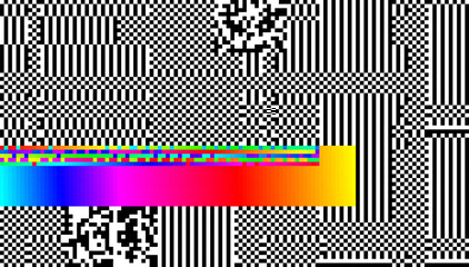 Poster - Weird Pixels Glitch Effect Abstract Background. Glitched Stripes and Random Pixels Television Screen. Distorted Glitch Effect. NO SIGNAL TV Frame Vector.