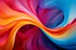 © Rony - Abstract Landscape With Orange, Blue, and Pink Colors