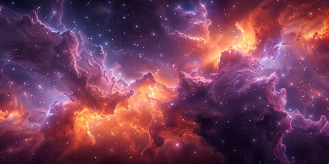 fantasy space nebula in the universe