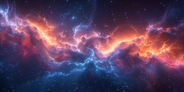 fantasy space nebula in the universe