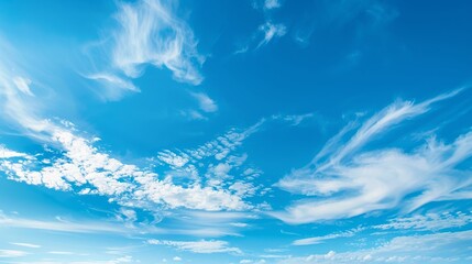 clear sky background with a bright, deep blue color and minimal clouds
