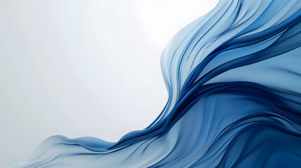 blue abstract wave flow