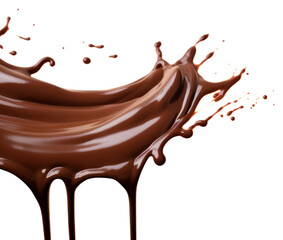 Poster - PNG Chocolate dessert food white background.