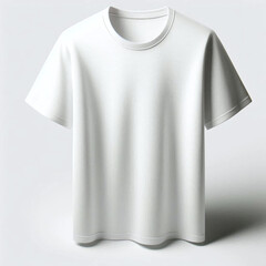 Blank White T-Shirt Mockup Template, Unbranded Display