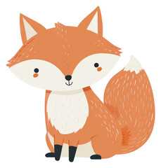 Sticker - PNG Fox animal mammal nature.