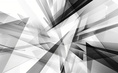 Poster - Future white interior with glossy black walls and floors. 3D illustration and rendering.
