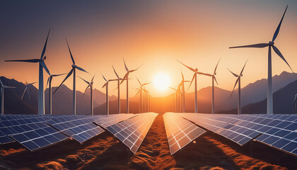 A better future – Renewables such as wind power and solar energy brighten the future