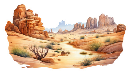 Sticker - PNG Wilderness landscape outdoors desert.