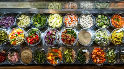 vibrant juice bar with fresh fruits, vegetables, and health-focused smoothies AI generated
