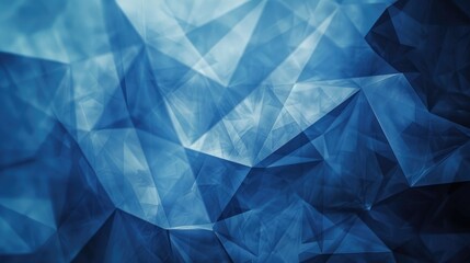 Poster - Elegant abstract blue background with subtle geometric patterns, ideal for adding text in presentations or graphics