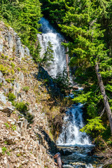 Wall Mural - Highway 410 Rushing Waterfall 6