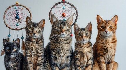 Five Cats and a Dreamcatcher.