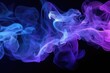 © evening_tao - Abstract Colorful Smoke Art on Black Background
