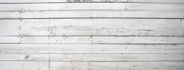 Wall Mural - White Painted Wooden Plank Texture for Background
