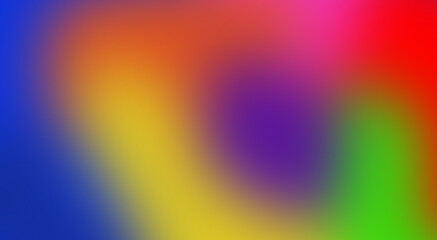 Poster - Holographic gradient blur background. Pastel fluid neon hologram shimmer color rainbow texture