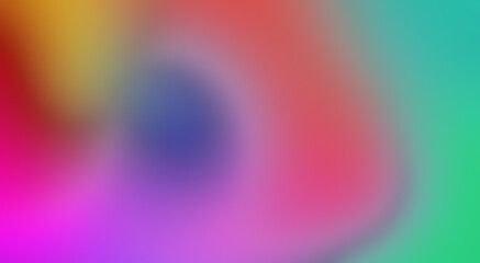 Poster - Holographic gradient blur background. Pastel fluid neon hologram shimmer color rainbow texture