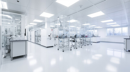 Poster - Modern Cleanroom Laboratory Interior