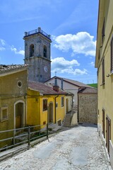 Wall Mural - The village of Monfalcone Val Fortore, Italy.