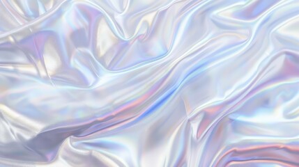 Poster - Abstract Iridescent Silk Fabric Texture Background