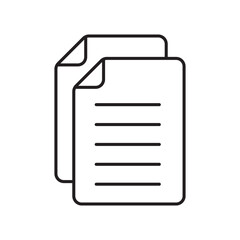 Fototapete - File Icon. Vector stock illustration.