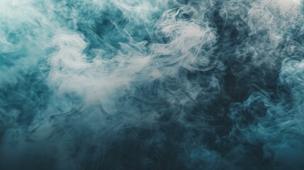 Poster - Photograph of studio smoke with copy space and background effect
