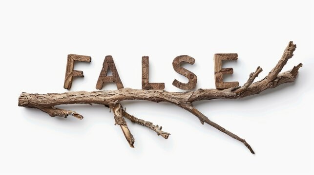 Mistake and Fraud symbol created in Oak Twig Letters.