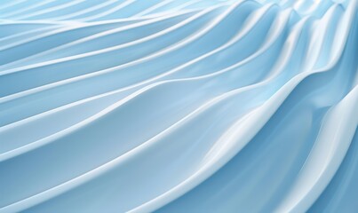 Wall Mural - abstract light blue waves background