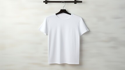 white t shirt on a mannequin