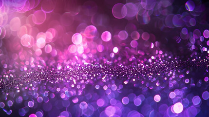 abstract background of glittering purple particles animation