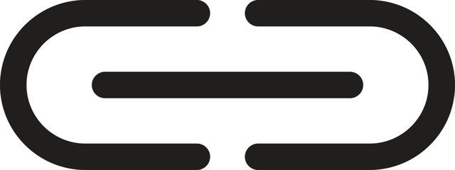 Poster - Webpage URL link icon . Chain icon . Internet URL icon vector