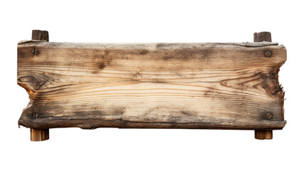 Canvas Print - PNG Wood log white background furniture.