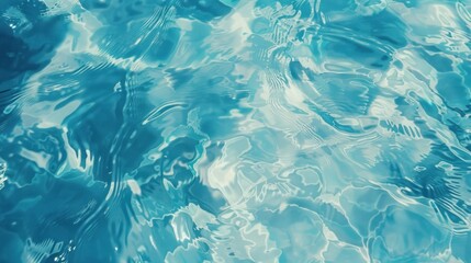 Abstract Blue Water Texture