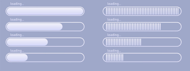 Wall Mural - Loading bar concept. Progress data for upload or download. Techmology concept.