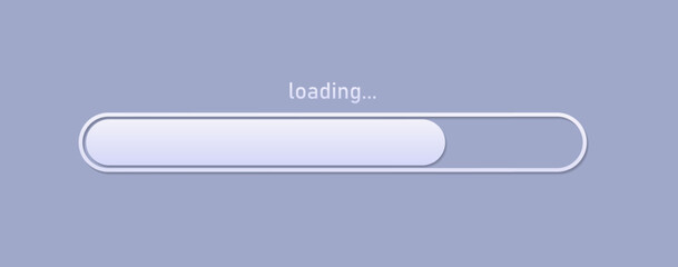 Wall Mural - Loading bar concept. Progress data for upload or download. Techmology concept.