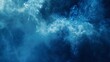 © javier - Blue smoke wisps on indigo creating dreamy atmosphere