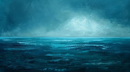 Wall Mural - Blue background with teal and aquamarine ocean dusk vibe
