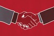 © ADDICTIVE STOCK - Illustration of handshake symbolizing election cooperation